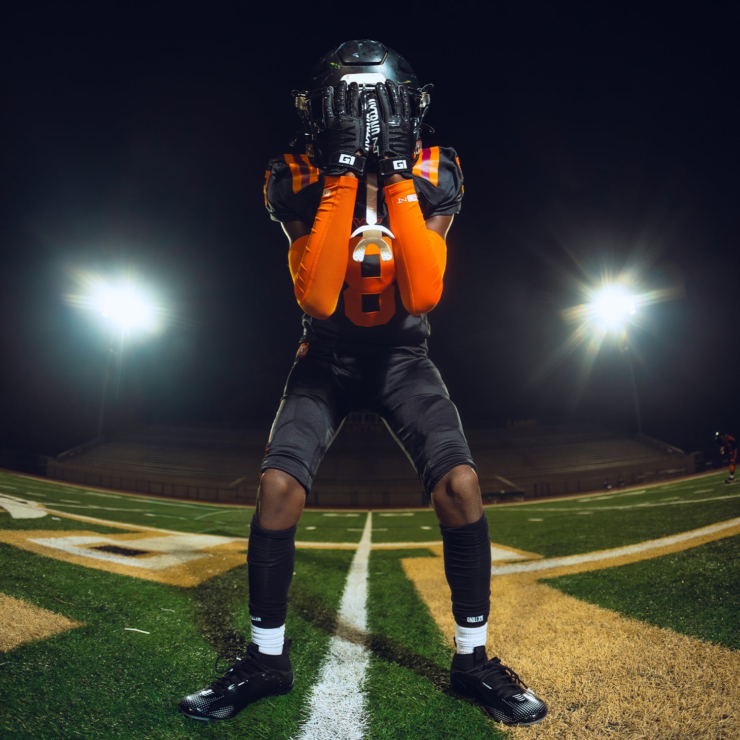 G1® Youth Football Gloves Black - Image 7