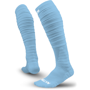   XTD® Scrunch Football Socks Columbia Blue