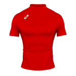   Core Turtleneck Compression Short Sleeve Red
