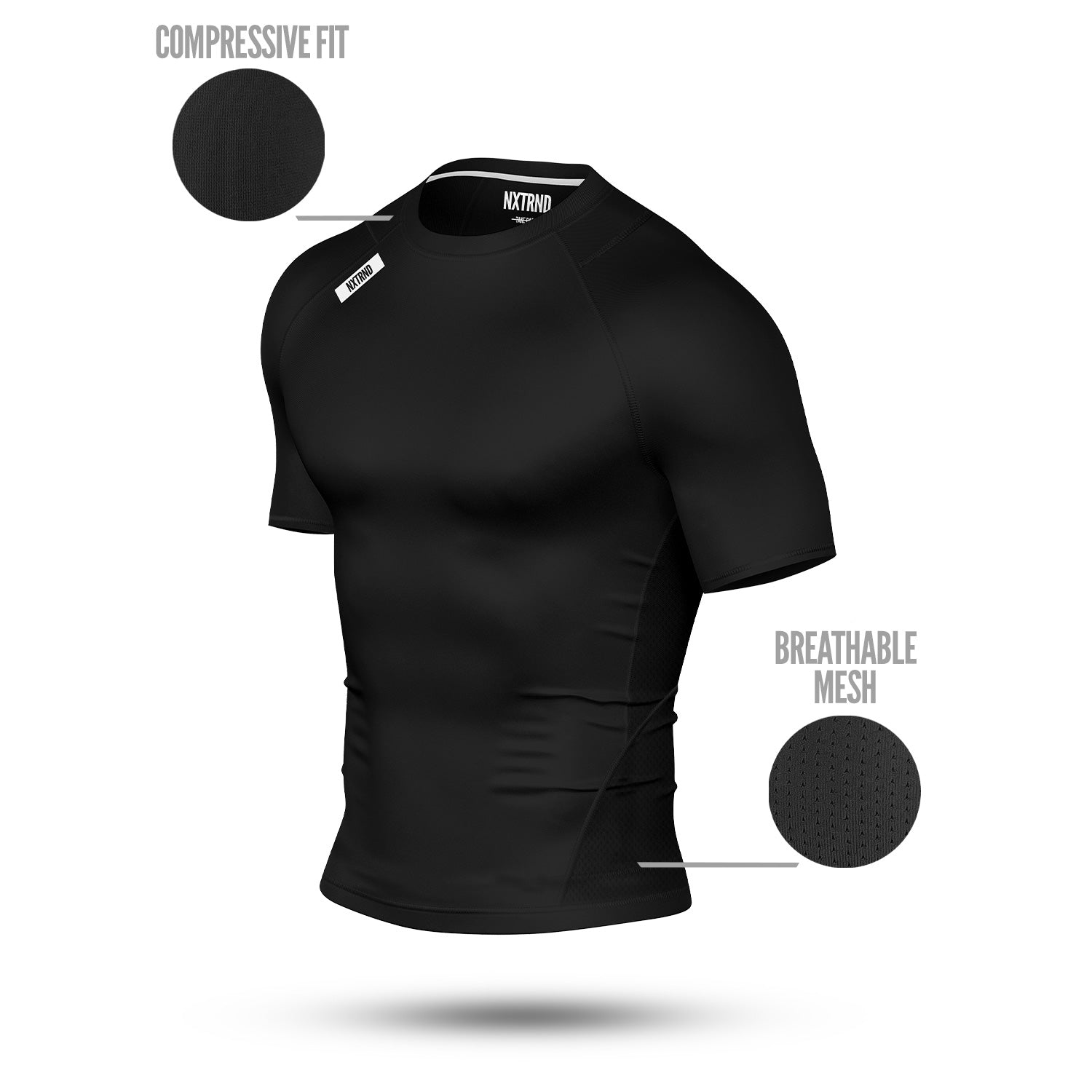 Core Compression Short Sleeve Black - Image 4