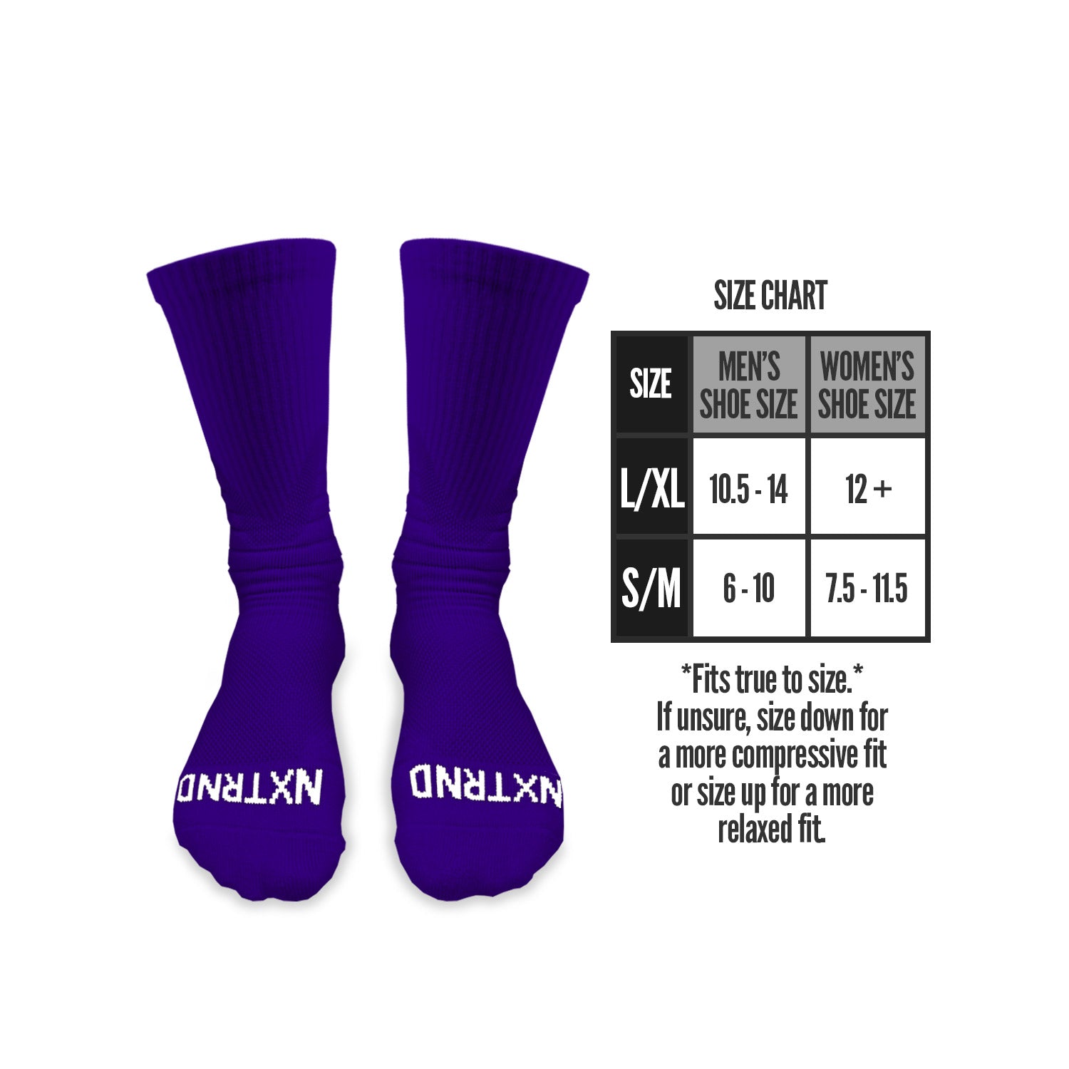 Crew Socks Purple (3-Pairs) - Image 2