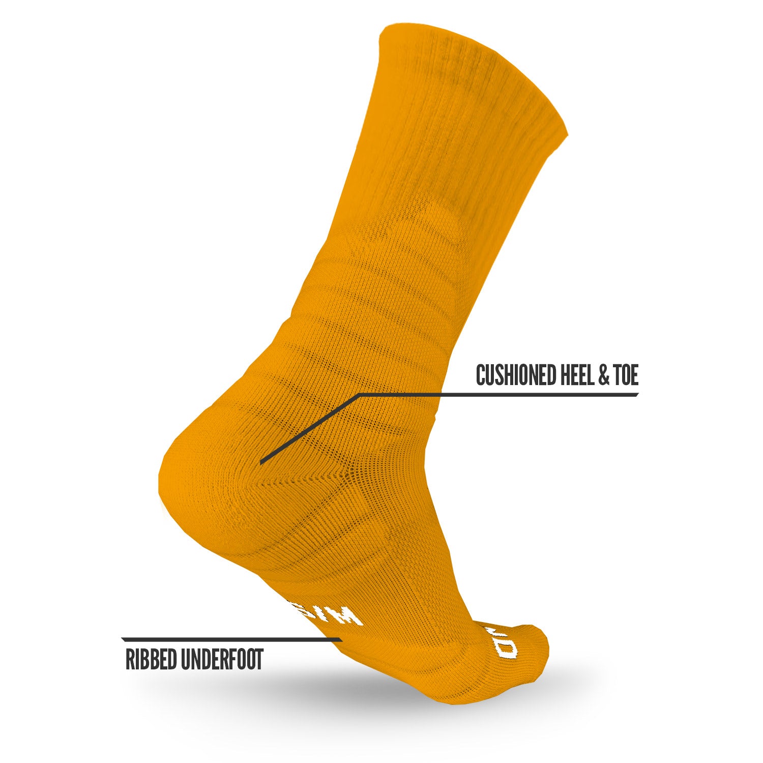 Crew Socks Yellow (3-Pairs) - Image 5