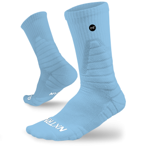   Crew Socks Columbia Blue (3-Pairs)