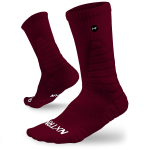   Crew Socks Maroon (3-Pairs)