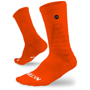   Crew Socks Orange (3-Pairs)