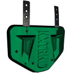   B-PLATE® Football Back Plate Chrome Dark Green