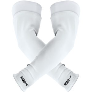   Double Arm Sleeves White (1 Pair)