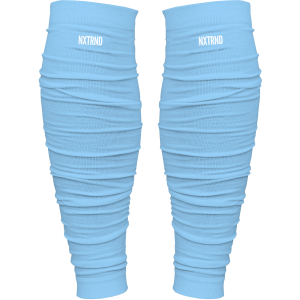   Scrunch Football Leg Sleeves Columbia Blue