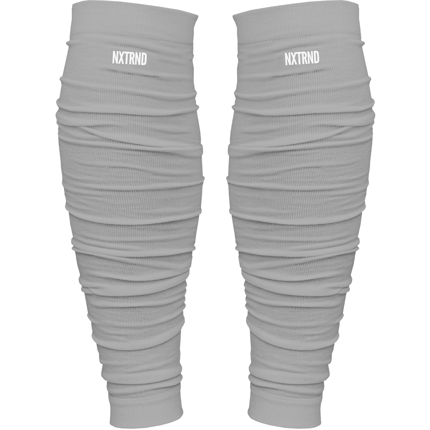 Scrunch Football Leg Sleeves Light Grey