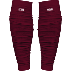   Scrunch Football Leg Sleeves Maroon