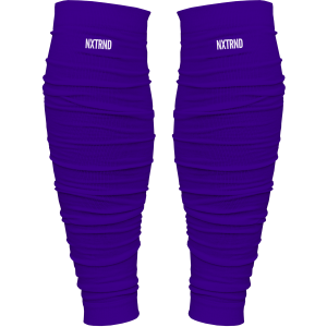   Scrunch Football Leg Sleeves Purple