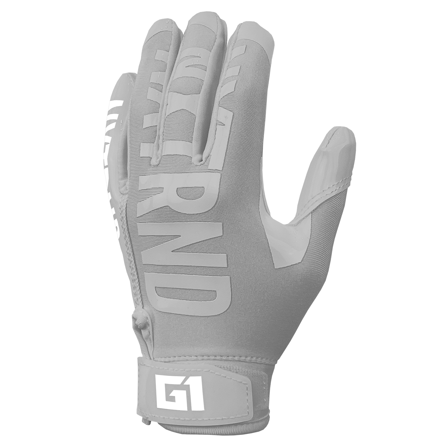 G1® Youth Football Gloves Grey