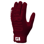   G1® Youth Football Gloves Maroon