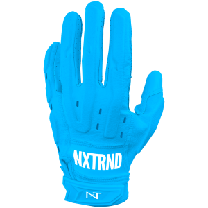   G3® Pro Padded Football Gloves Neon Blue