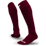   XTD® Scrunch Football Socks Maroon