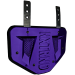   B-PLATE® Football Back Plate Chrome Purple