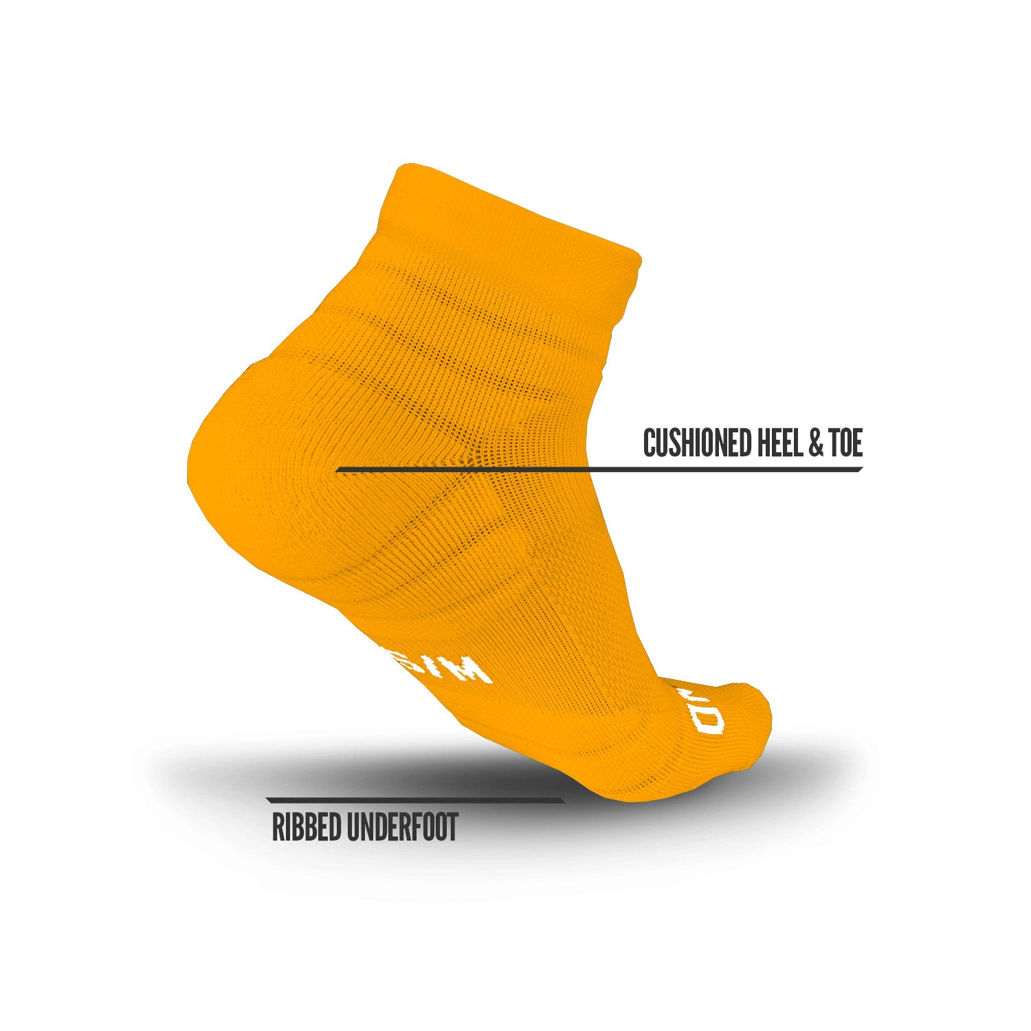 Quarter Socks Yellow (3-Pairs) - Image 5