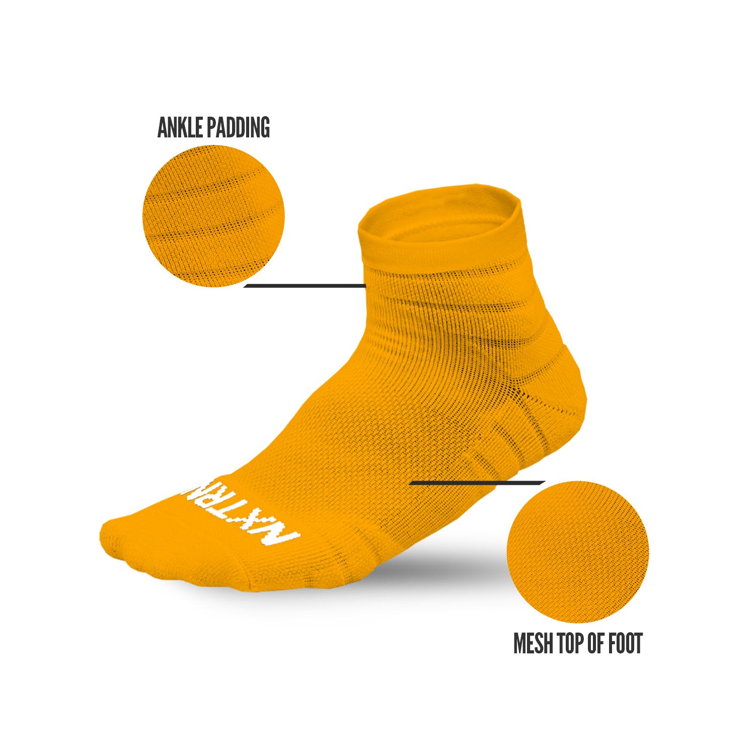 Quarter Socks Yellow (3-Pairs) - Image 4