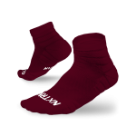   Quarter Socks Maroon (3-Pairs)