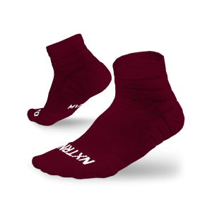   Quarter Socks Maroon (3-Pairs)