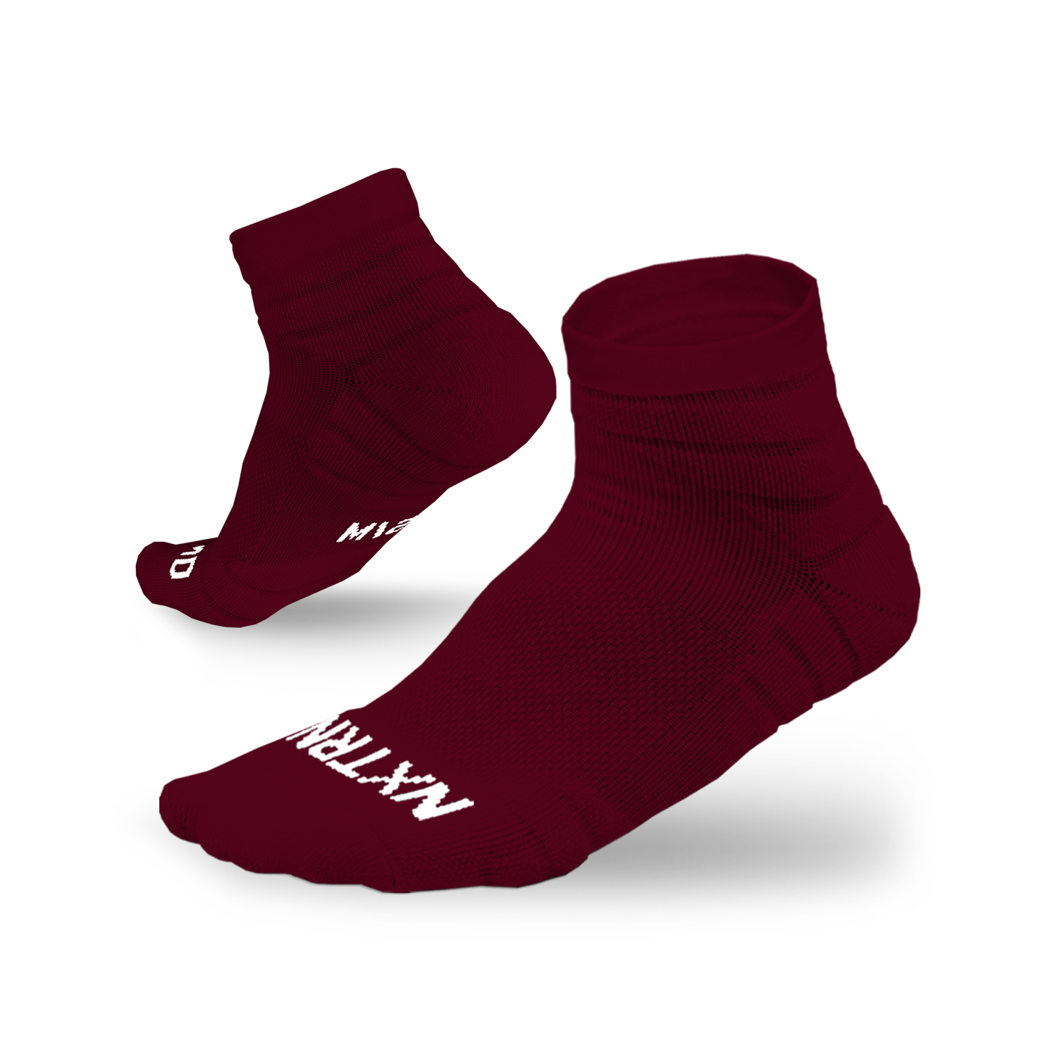 Quarter Socks Maroon (3-Pairs)