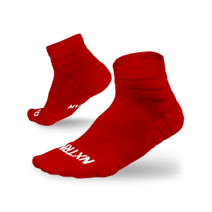   Quarter Socks Red (3-Pairs)