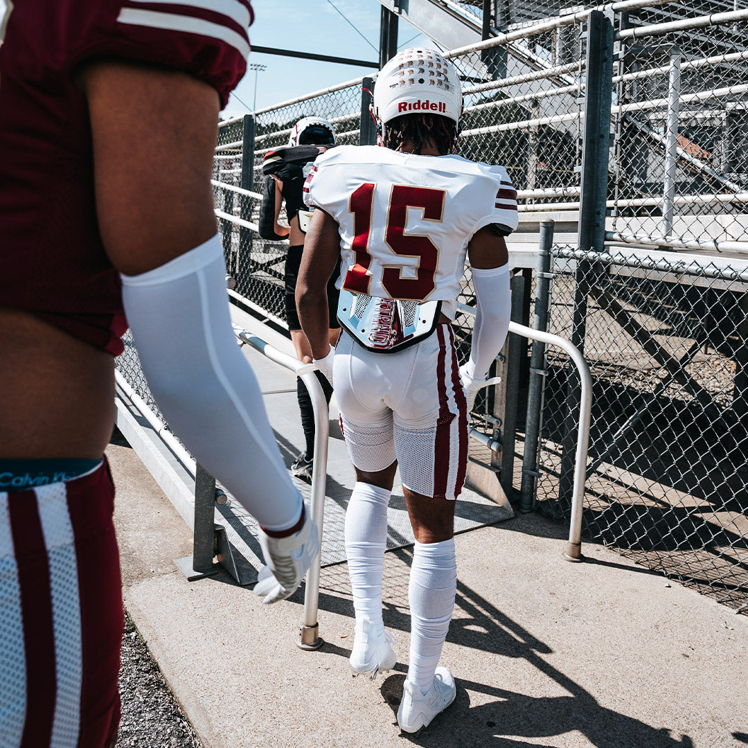 B-PLATE® Football Back Plate Silver - Image 6