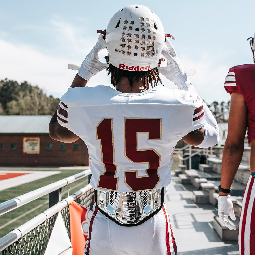 B-PLATE® Football Back Plate Silver - Image 2