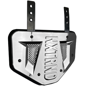   B-PLATE® Football Back Plate Silver