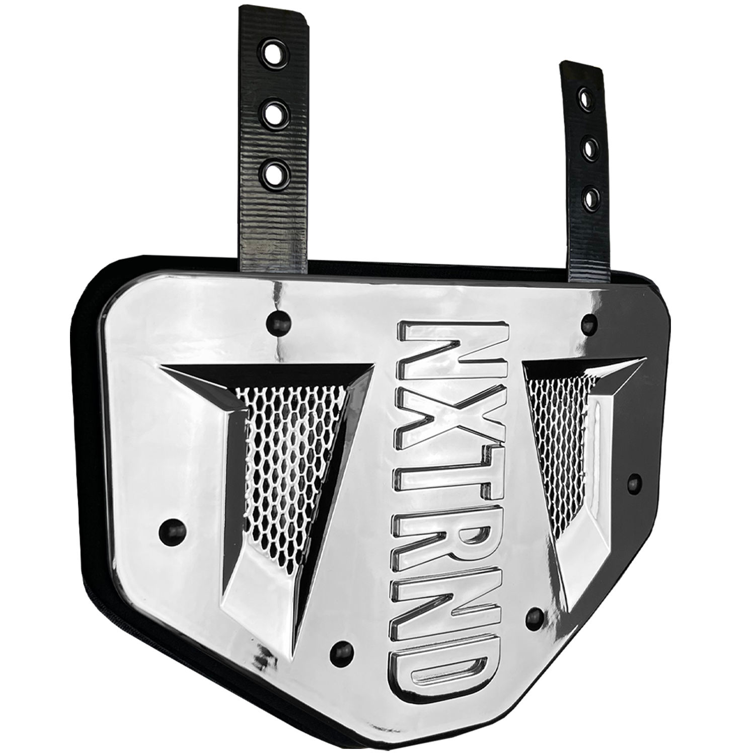 B-PLATE® Football Back Plate Silver