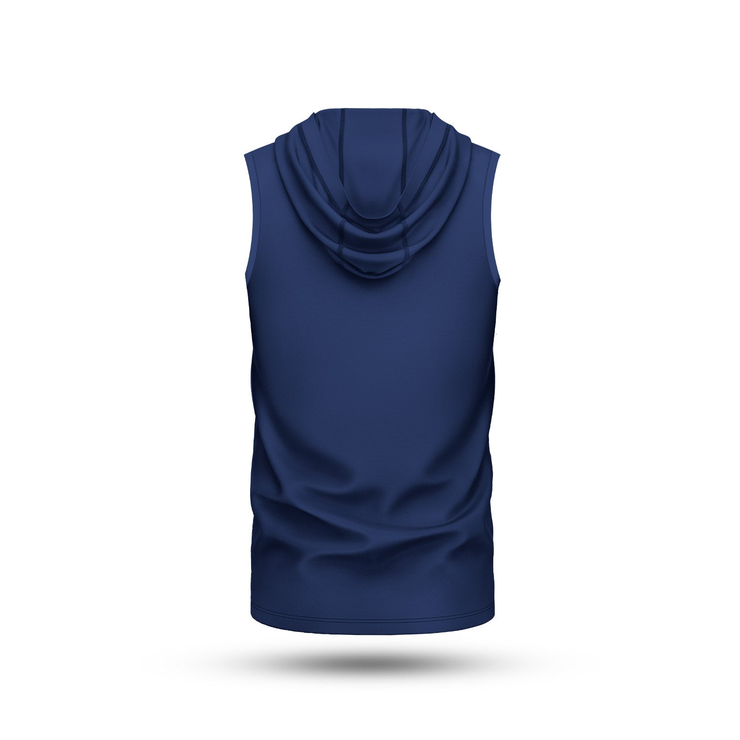 Team Lightweight Sleeveless Hoodie Navy - Image 4