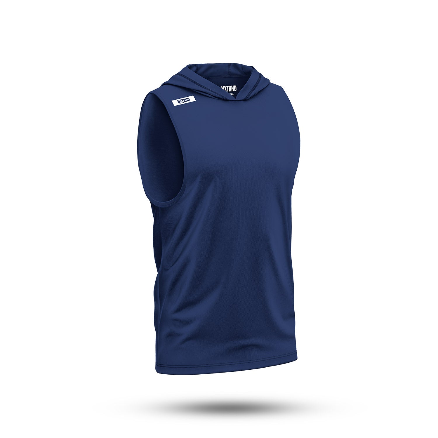 Team Lightweight Sleeveless Hoodie Navy - Image 3