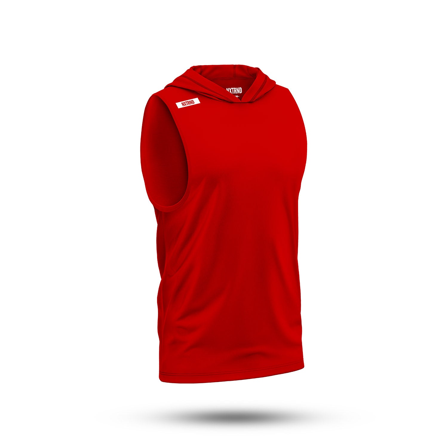 Team Lightweight Sleeveless Hoodie Red - Image 3