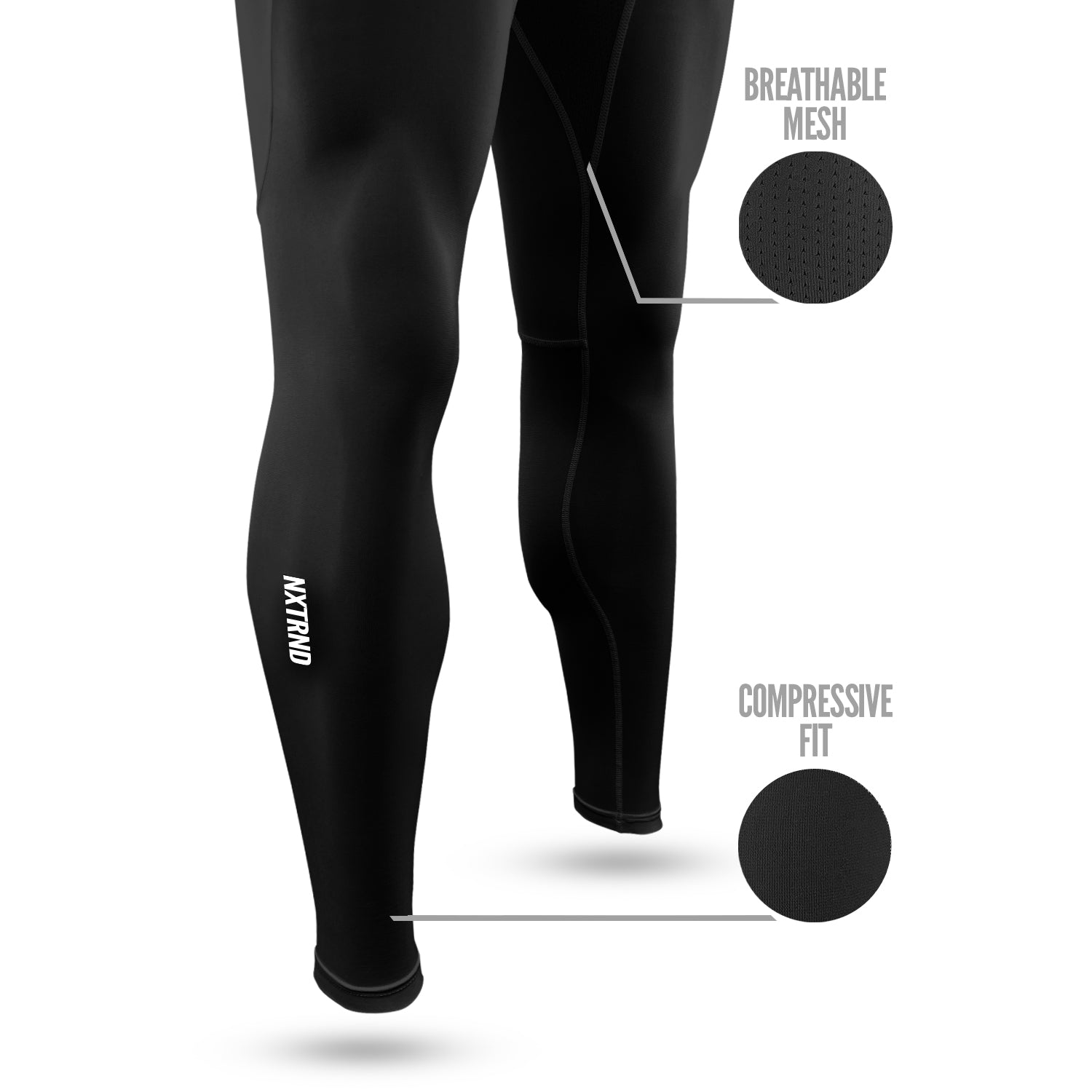 Core Compression Pants Black - Image 4