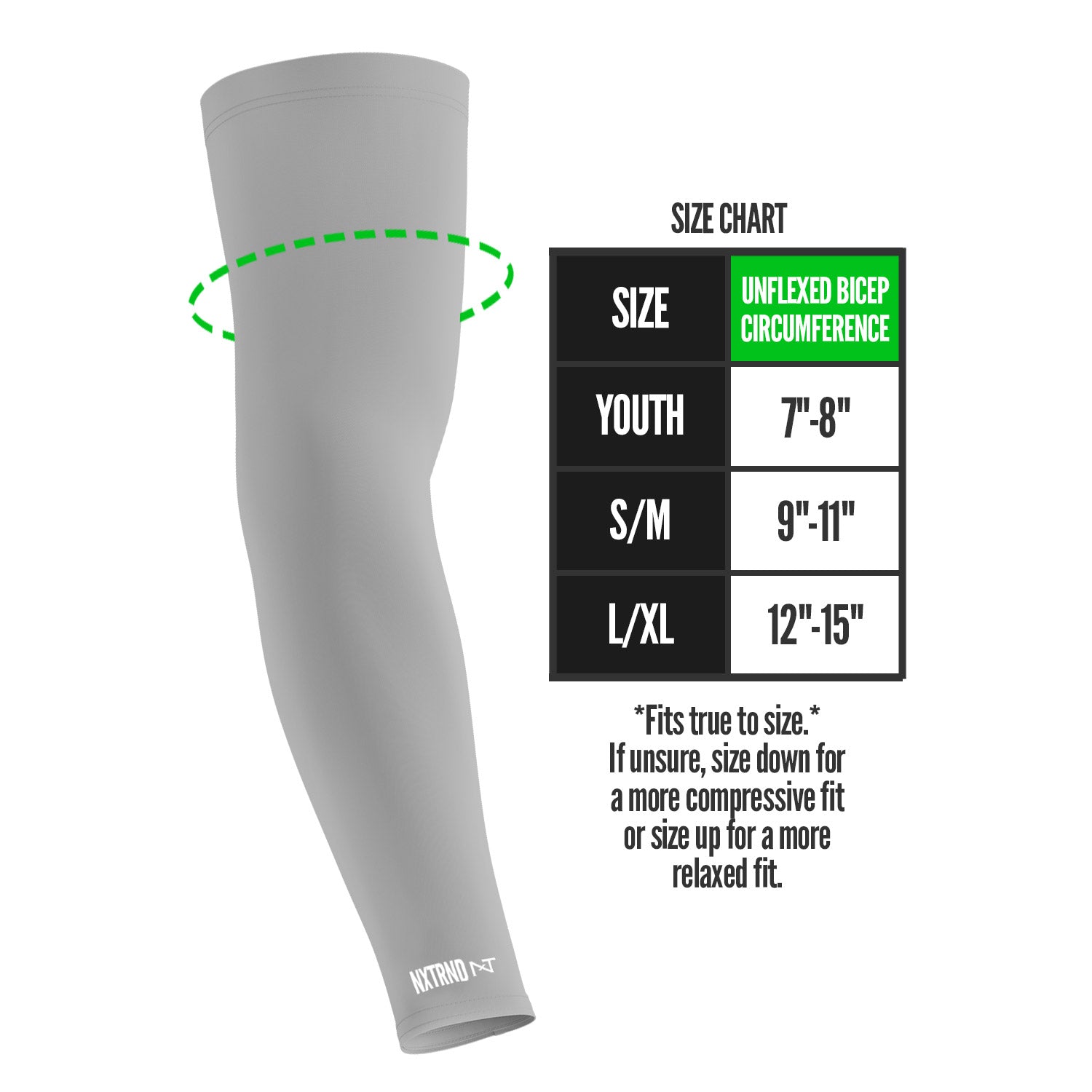 AirTek Arm Sleeves Grey (1 Pair) - Image 3