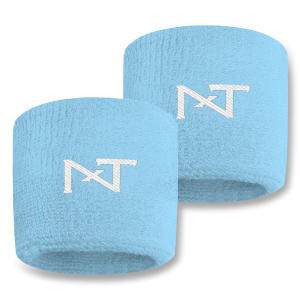   Wrist Bands Columbia Blue (1 Pair)