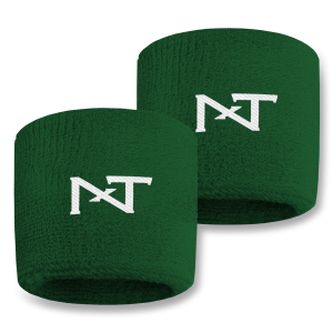   Wrist Bands Dark Green (1 Pair)