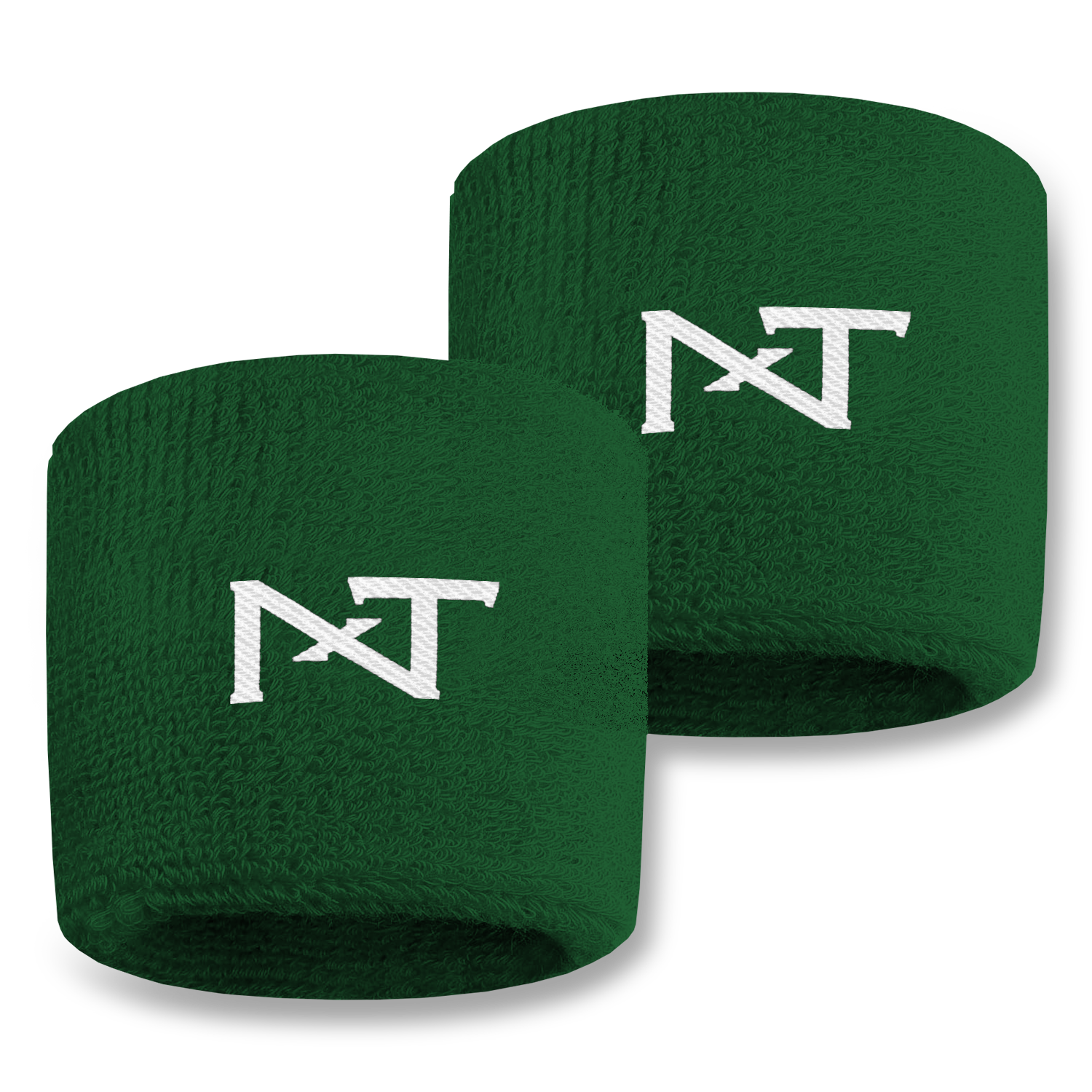 Wrist Bands Dark Green (1 Pair)