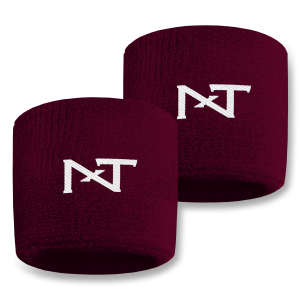   Wrist Bands Maroon (1 Pair)
